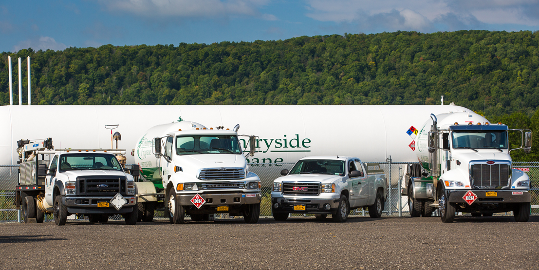 Countryside Propane New York Delivery Trucks