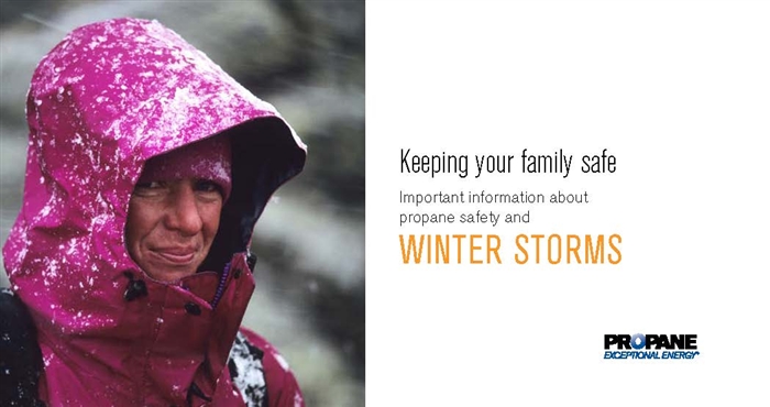 Winter Storms Propane Safety Brochure Thumbail