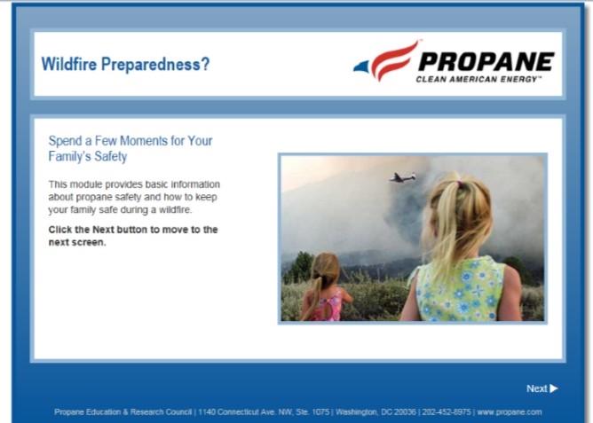 Wildfire Preparedness Propane Safety Video Thumbail